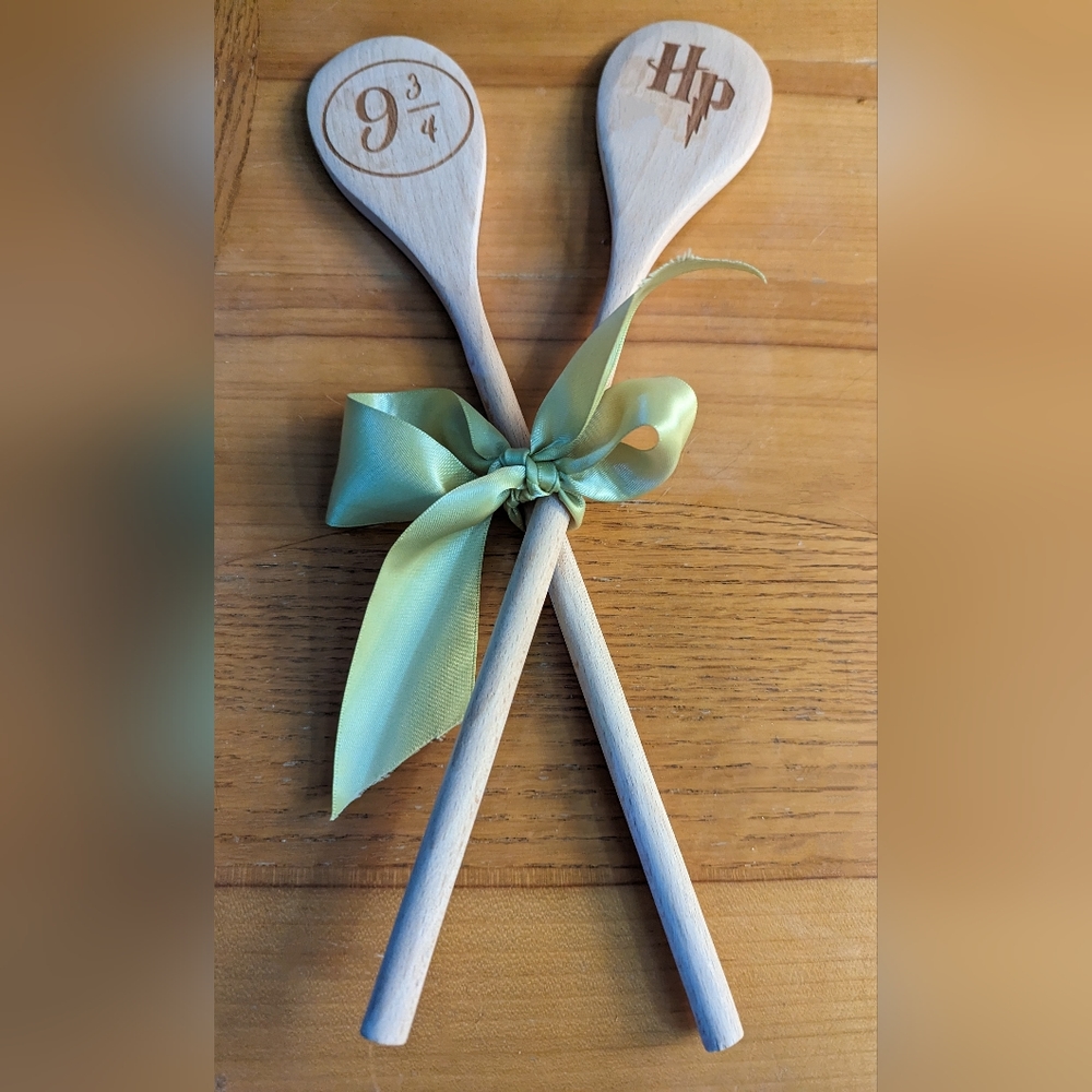 Harry Potter Decorative laser etched wooden spoons